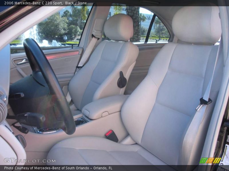 Black / Stone 2006 Mercedes-Benz C 230 Sport