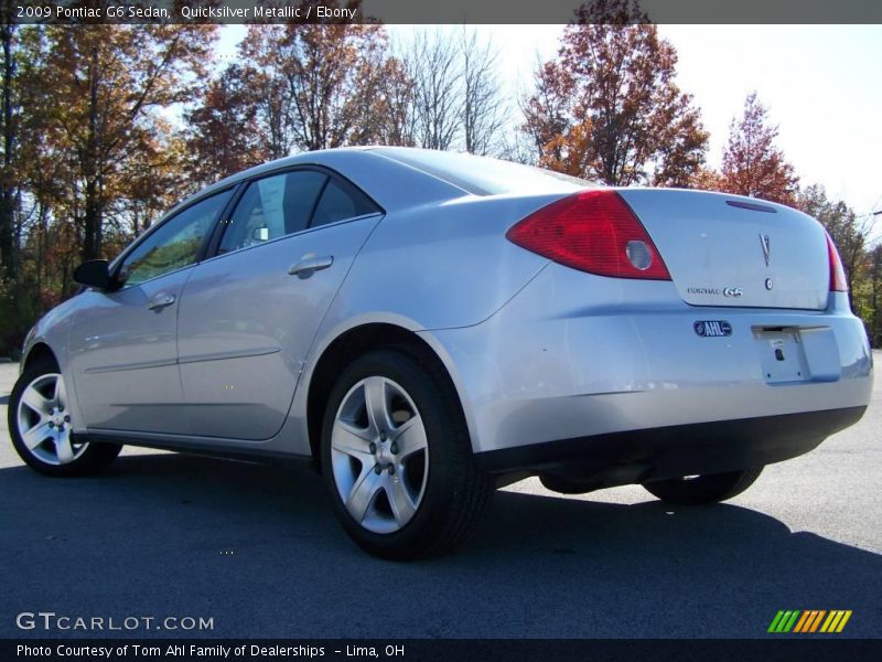 Quicksilver Metallic / Ebony 2009 Pontiac G6 Sedan