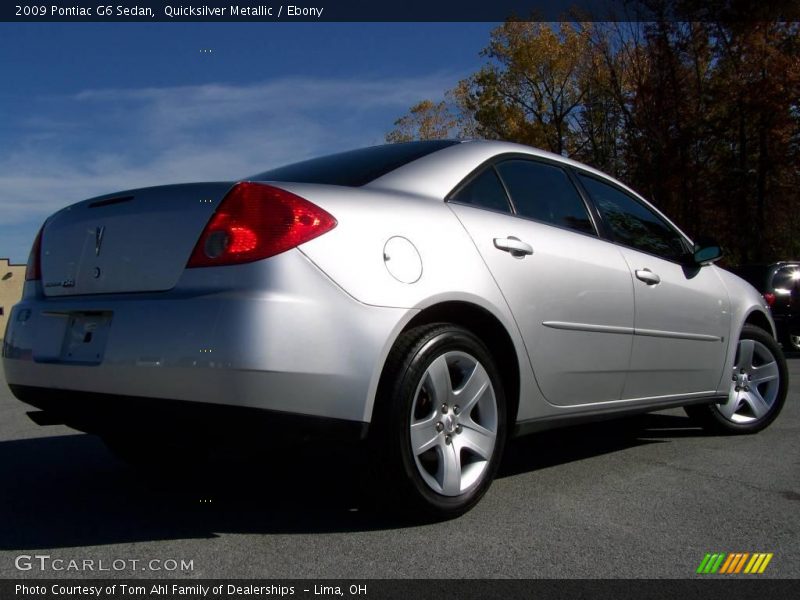 Quicksilver Metallic / Ebony 2009 Pontiac G6 Sedan
