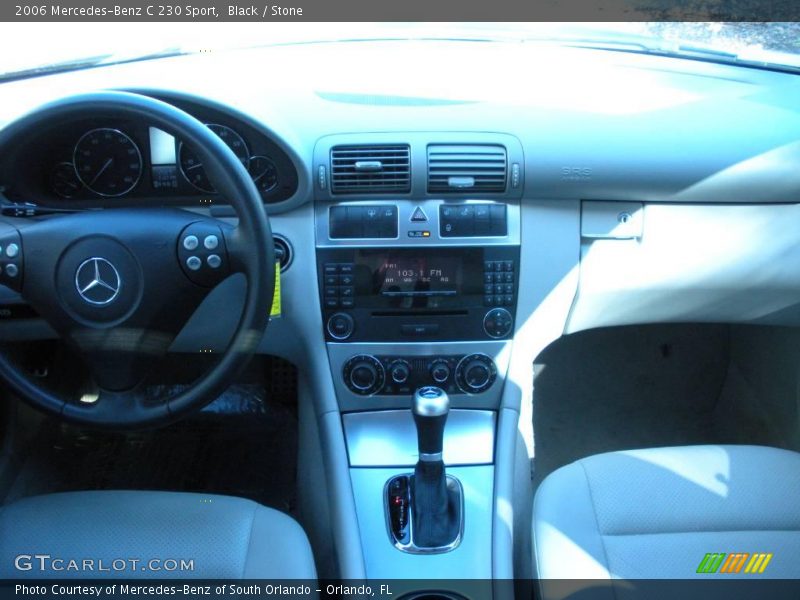 Black / Stone 2006 Mercedes-Benz C 230 Sport