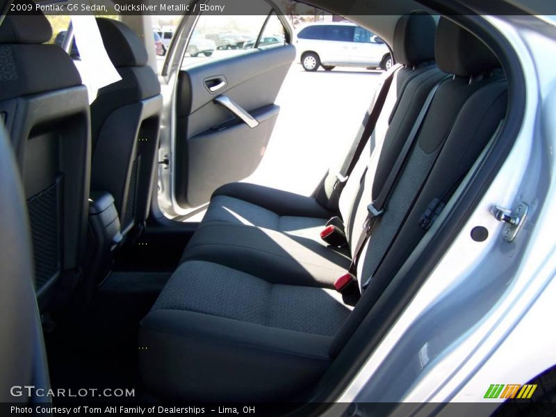 Quicksilver Metallic / Ebony 2009 Pontiac G6 Sedan