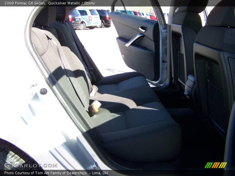Quicksilver Metallic / Ebony 2009 Pontiac G6 Sedan