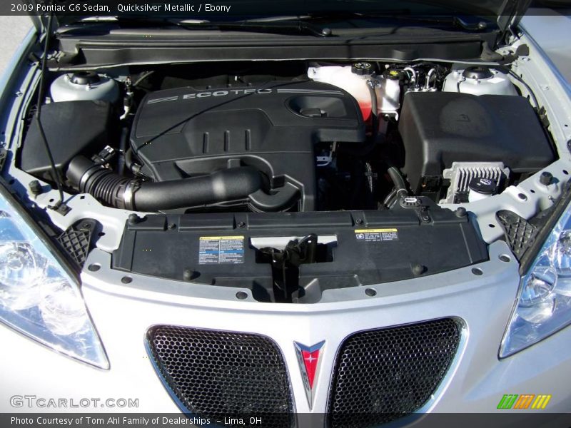 Quicksilver Metallic / Ebony 2009 Pontiac G6 Sedan