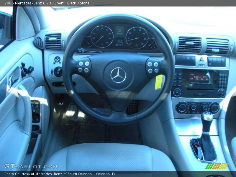 Black / Stone 2006 Mercedes-Benz C 230 Sport
