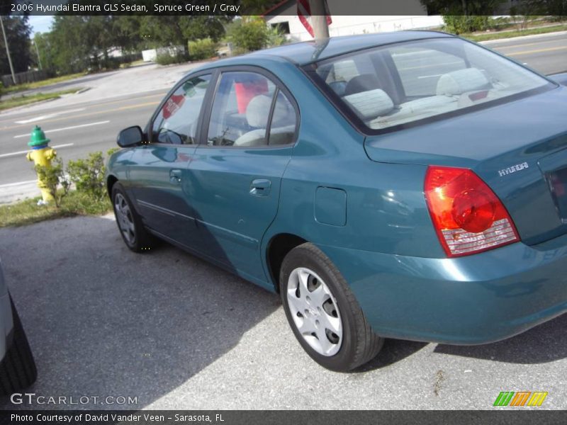 Spruce Green / Gray 2006 Hyundai Elantra GLS Sedan