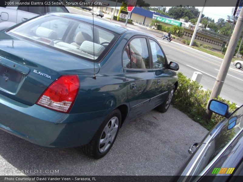 Spruce Green / Gray 2006 Hyundai Elantra GLS Sedan