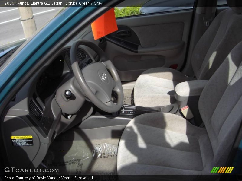 Spruce Green / Gray 2006 Hyundai Elantra GLS Sedan