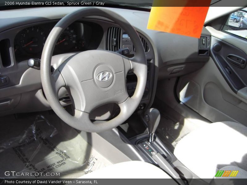 Spruce Green / Gray 2006 Hyundai Elantra GLS Sedan