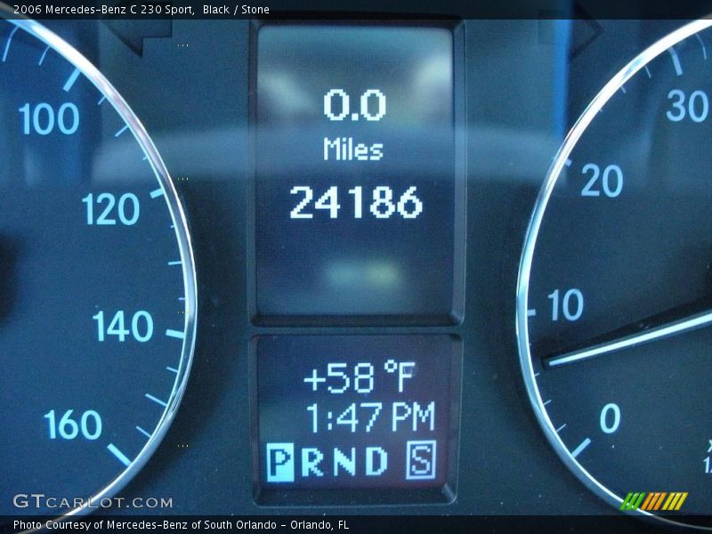 Black / Stone 2006 Mercedes-Benz C 230 Sport