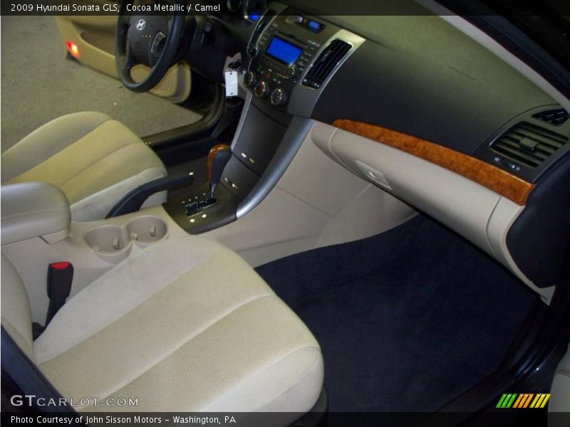 Cocoa Metallic / Camel 2009 Hyundai Sonata GLS