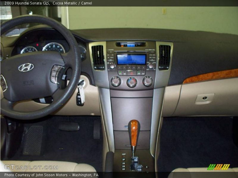 Cocoa Metallic / Camel 2009 Hyundai Sonata GLS