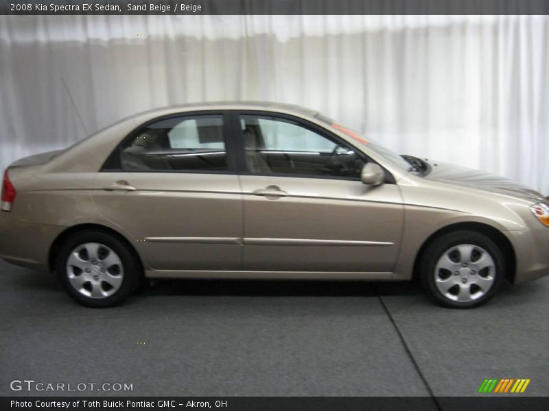 Sand Beige / Beige 2008 Kia Spectra EX Sedan