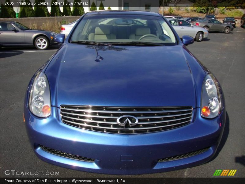 Athens Blue / Wheat 2005 Infiniti G 35 Coupe