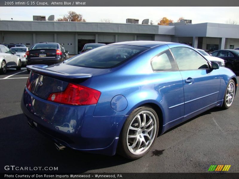 Athens Blue / Wheat 2005 Infiniti G 35 Coupe