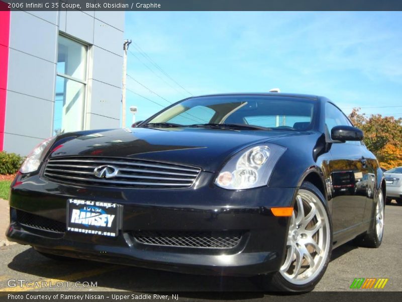 Black Obsidian / Graphite 2006 Infiniti G 35 Coupe
