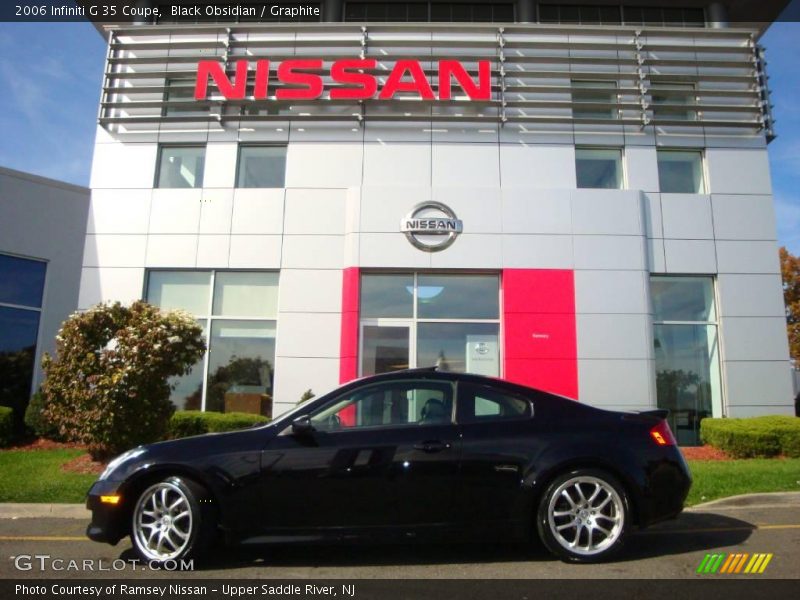 Black Obsidian / Graphite 2006 Infiniti G 35 Coupe