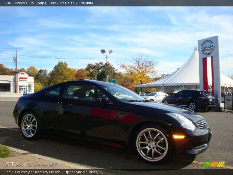Black Obsidian / Graphite 2006 Infiniti G 35 Coupe