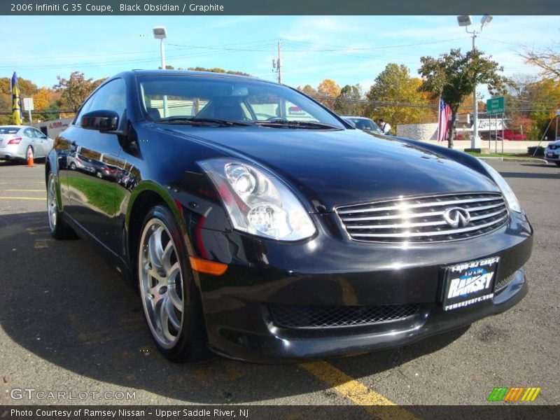 Black Obsidian / Graphite 2006 Infiniti G 35 Coupe