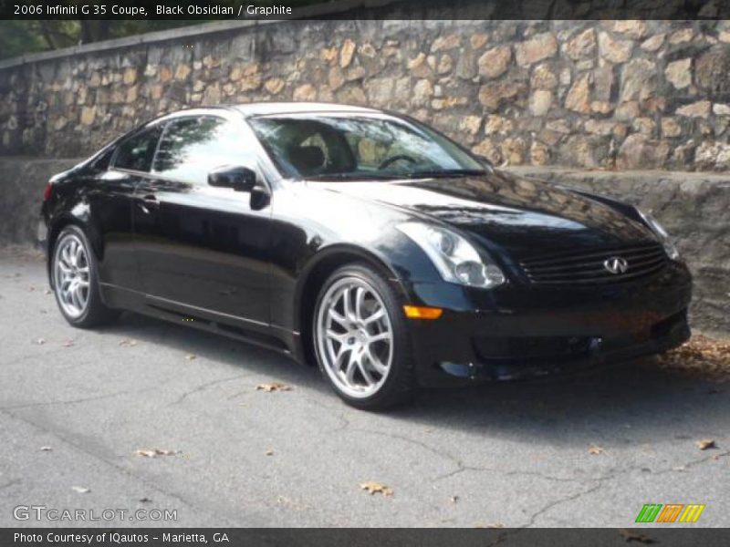 Black Obsidian / Graphite 2006 Infiniti G 35 Coupe