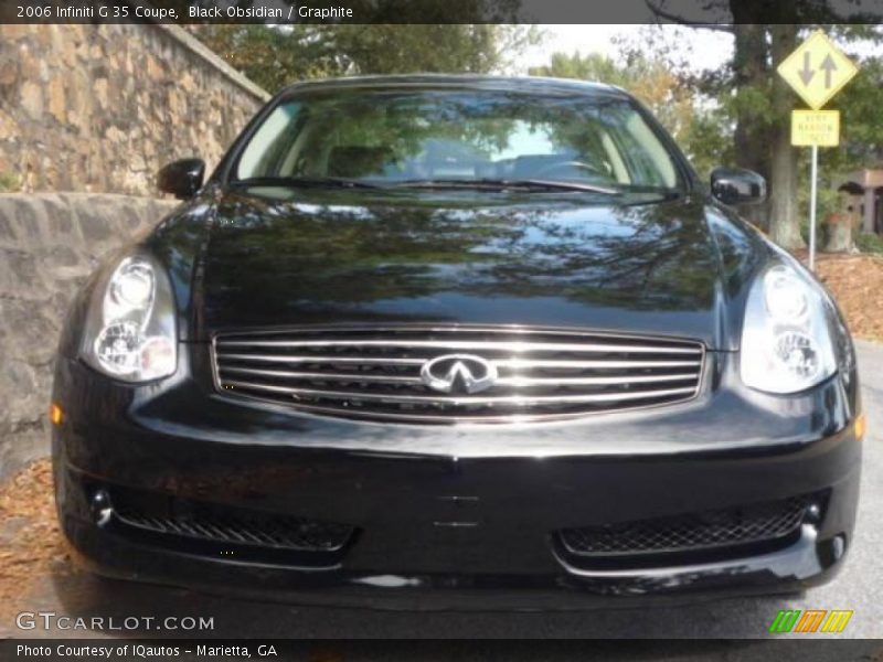 Black Obsidian / Graphite 2006 Infiniti G 35 Coupe