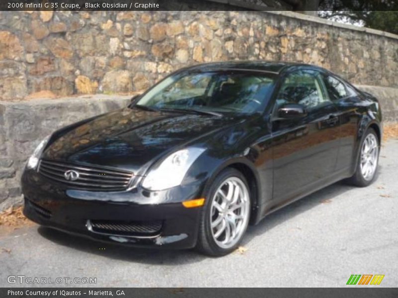 Black Obsidian / Graphite 2006 Infiniti G 35 Coupe