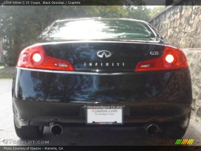 Black Obsidian / Graphite 2006 Infiniti G 35 Coupe