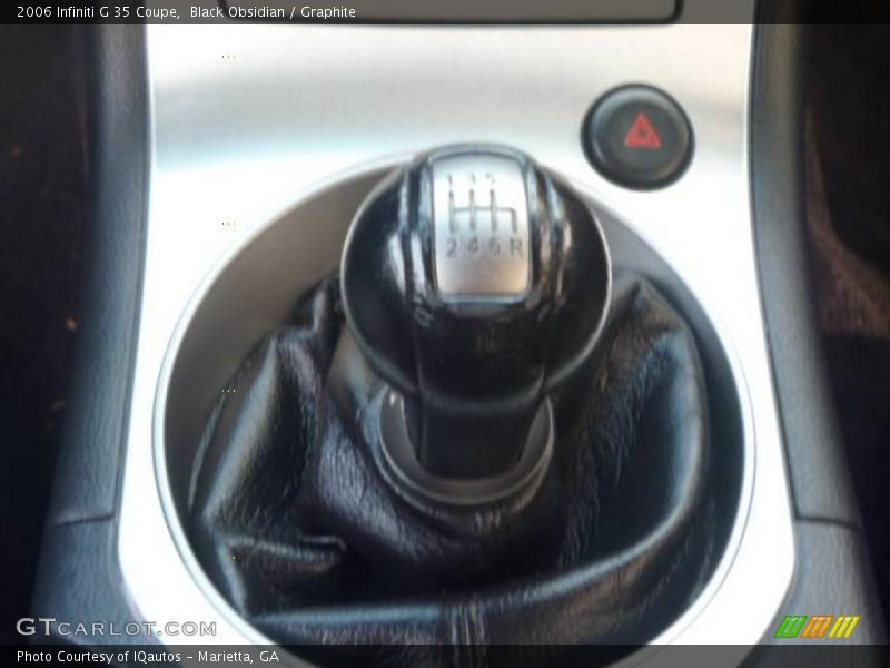 Black Obsidian / Graphite 2006 Infiniti G 35 Coupe