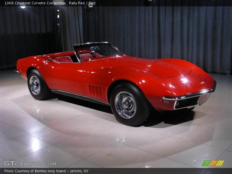 Rally Red / Red 1968 Chevrolet Corvette Convertible