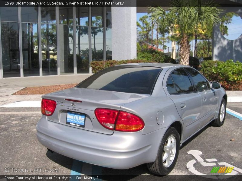 Silver Mist Metallic / Pewter Gray 1999 Oldsmobile Alero GL Sedan