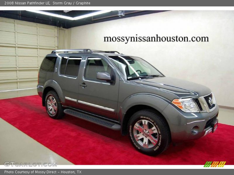 Storm Gray / Graphite 2008 Nissan Pathfinder LE