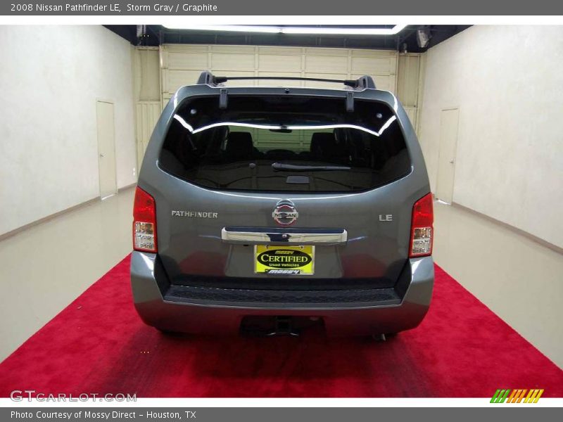 Storm Gray / Graphite 2008 Nissan Pathfinder LE