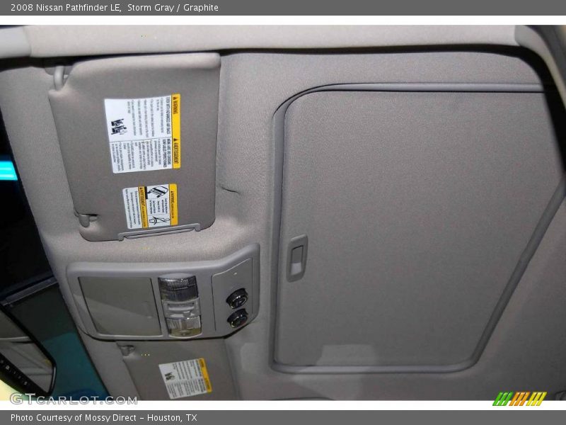 Storm Gray / Graphite 2008 Nissan Pathfinder LE