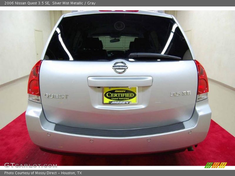 Silver Mist Metallic / Gray 2006 Nissan Quest 3.5 SE