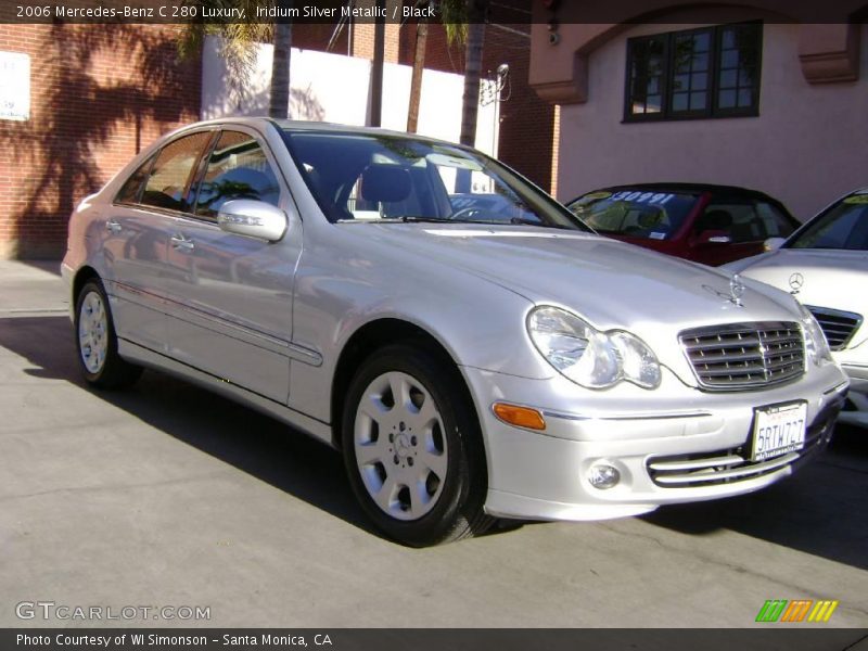 Iridium Silver Metallic / Black 2006 Mercedes-Benz C 280 Luxury