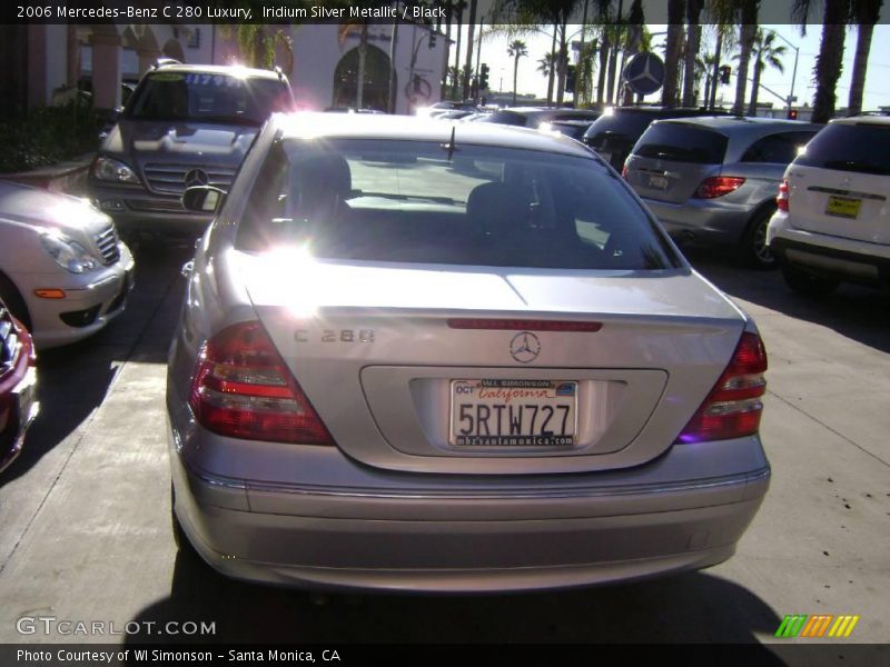 Iridium Silver Metallic / Black 2006 Mercedes-Benz C 280 Luxury