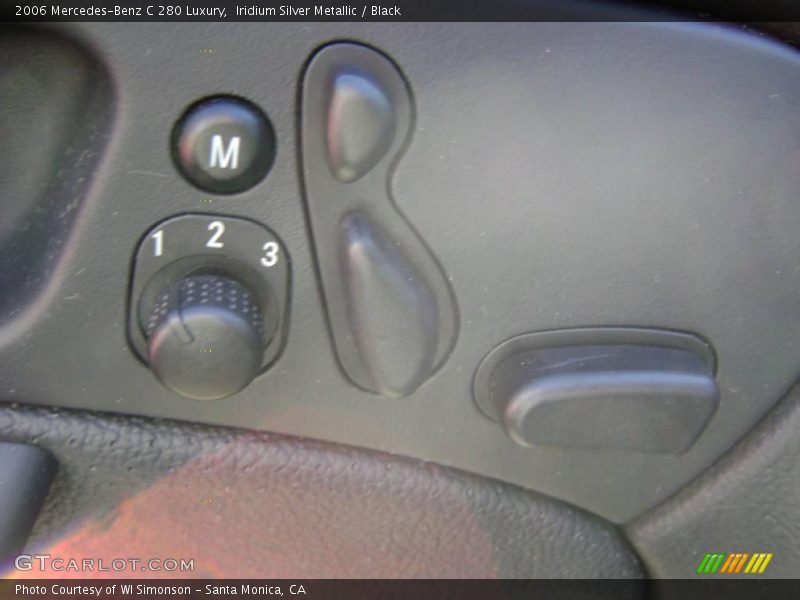 Iridium Silver Metallic / Black 2006 Mercedes-Benz C 280 Luxury