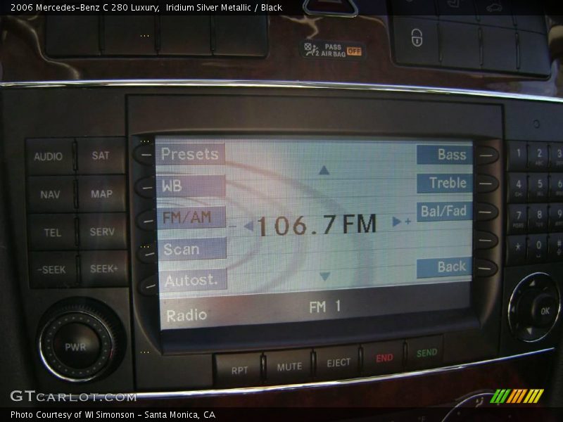 Iridium Silver Metallic / Black 2006 Mercedes-Benz C 280 Luxury