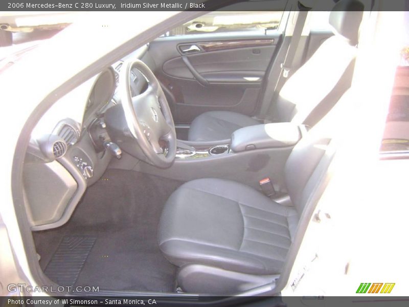 Iridium Silver Metallic / Black 2006 Mercedes-Benz C 280 Luxury