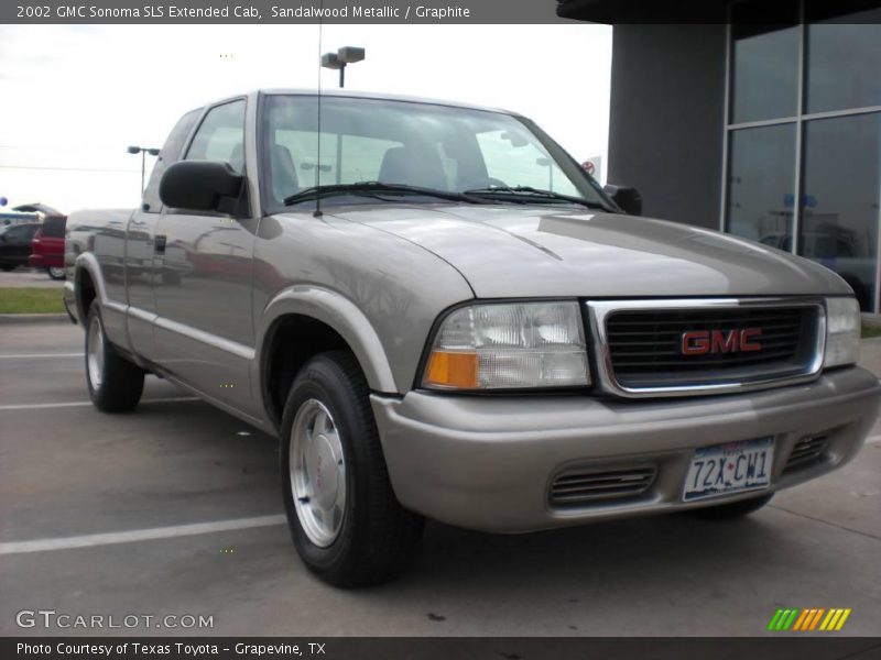 Sandalwood Metallic / Graphite 2002 GMC Sonoma SLS Extended Cab