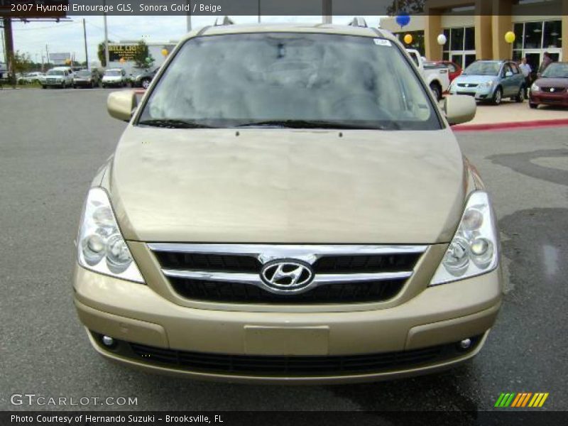 Sonora Gold / Beige 2007 Hyundai Entourage GLS