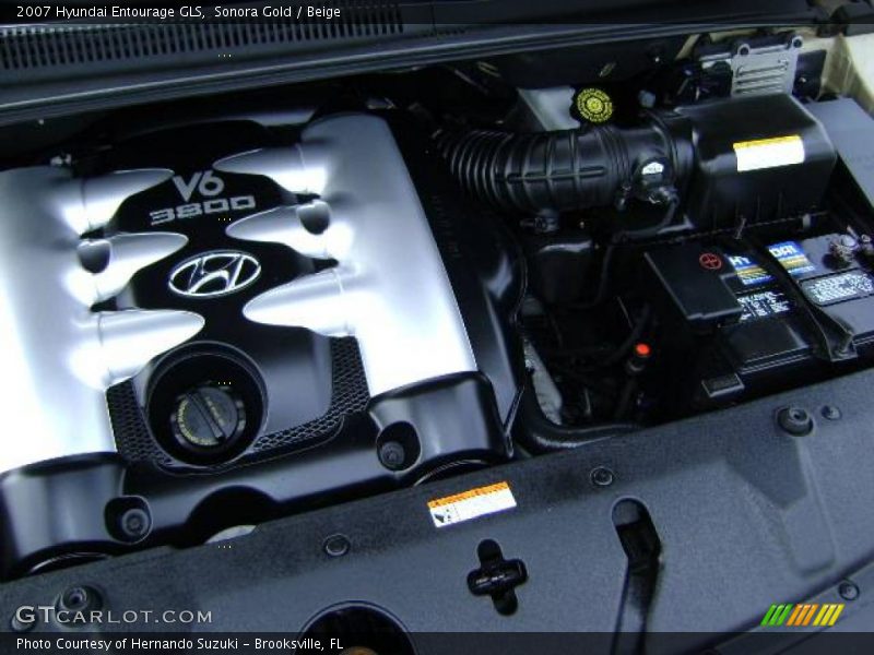 Sonora Gold / Beige 2007 Hyundai Entourage GLS