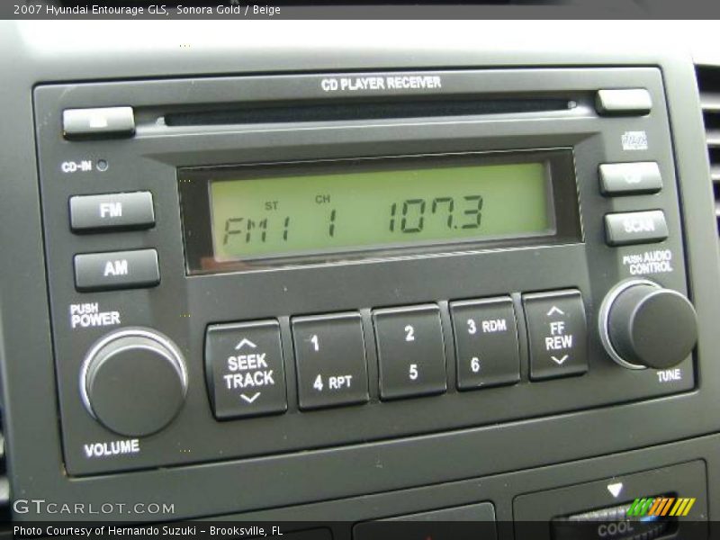 Sonora Gold / Beige 2007 Hyundai Entourage GLS
