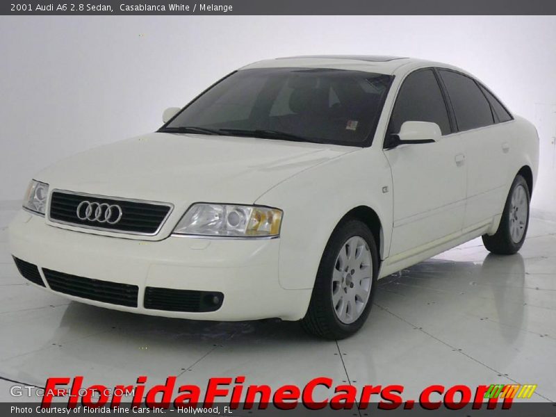 Casablanca White / Melange 2001 Audi A6 2.8 Sedan