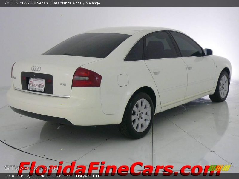 Casablanca White / Melange 2001 Audi A6 2.8 Sedan