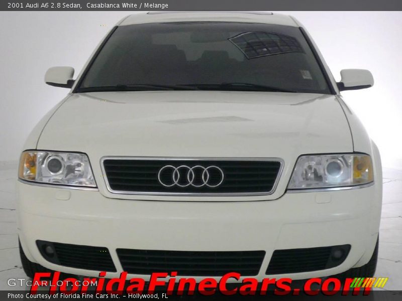 Casablanca White / Melange 2001 Audi A6 2.8 Sedan