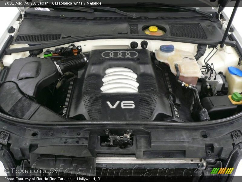 Casablanca White / Melange 2001 Audi A6 2.8 Sedan