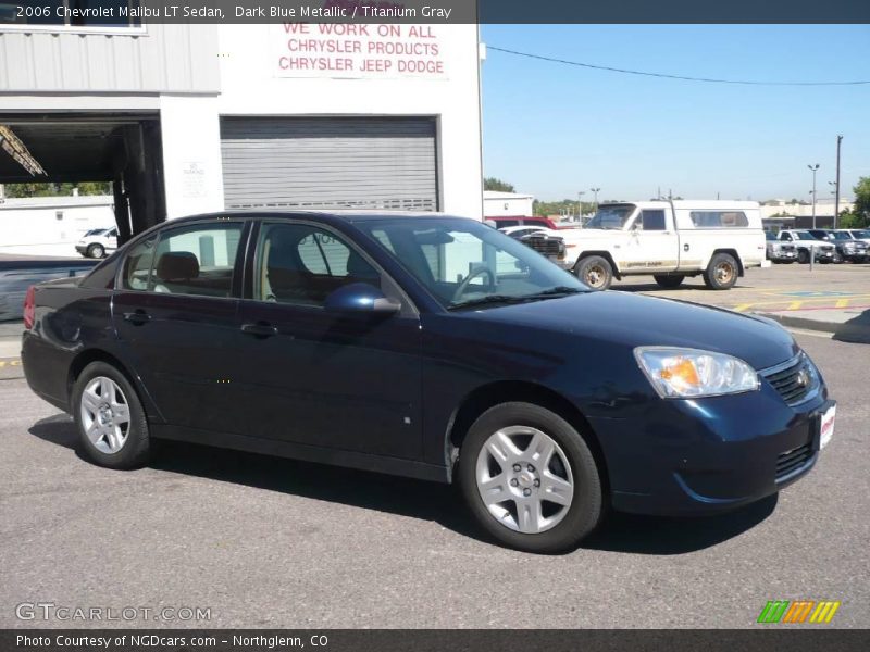 Dark Blue Metallic / Titanium Gray 2006 Chevrolet Malibu LT Sedan