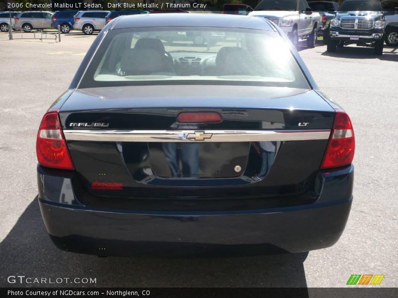 Dark Blue Metallic / Titanium Gray 2006 Chevrolet Malibu LT Sedan