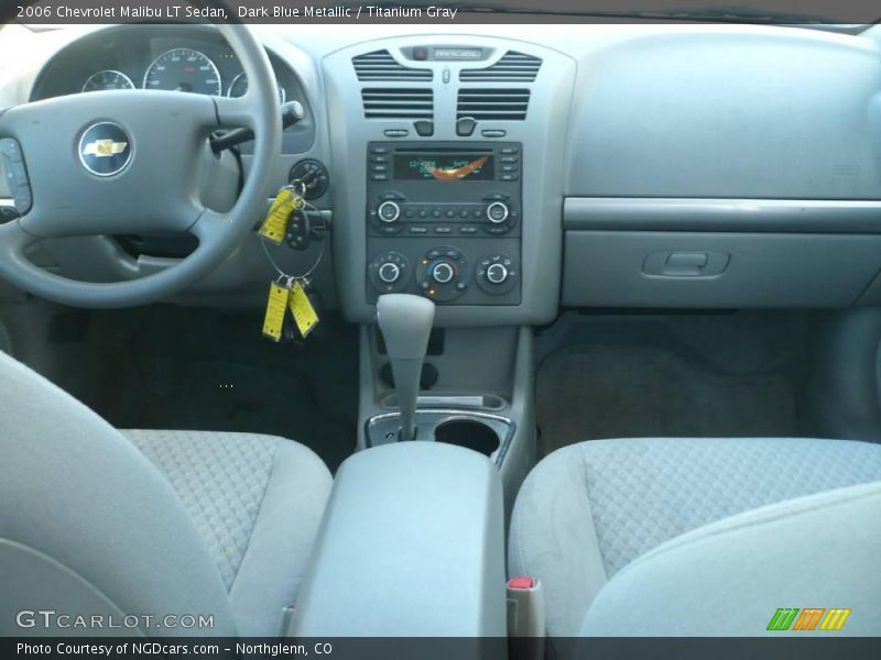 Dark Blue Metallic / Titanium Gray 2006 Chevrolet Malibu LT Sedan