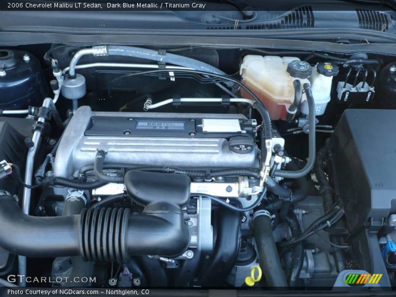 Dark Blue Metallic / Titanium Gray 2006 Chevrolet Malibu LT Sedan